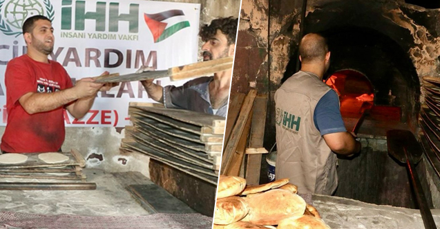 İHH, Gazze'de günlük ekmek dağıtımına başladı