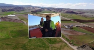 Yağışlar Çiftçiyi Mutlu Etti