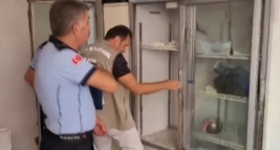 İmalathanede şok görüntüler