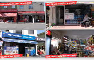 Halk Ekmek, alkol satılan bakkalla dahi bâyilik veriyor!
