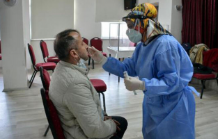 Esnafa koronavirüs testi