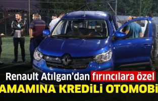 Renault Atılgan'dan fırıncılara özel tamamına kredili otomobil...