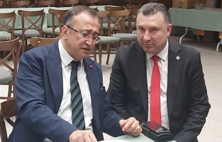 TFF Başkanı Balcı ve İFO Başkanı Çetin, bir araya geldi