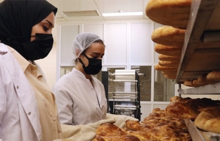 Fakültede Ramazan pidesi mesaisi