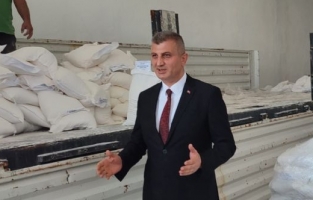 İhtiyaç sahipleri için 10 ton un yardımı