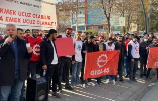 Fırın işçilerinden eylem!