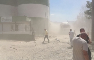 Kocaeli Derince TMO'da patlama oldu