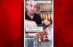 Ekmeği para yerine fındıkla ödedi... Onda da 8 tane borçlandı