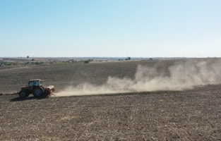Edirne'de çiftçiler buğday tohumlarını bu yıl da kuru toprağa ekiyor