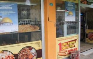 Fırıncı esnafından Filistin'e anlamlı destek