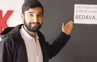 Şaşırtan kampanya! 100 TL bozuk para getirene 2 ekmek