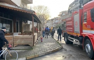 Fırında çıkan yangın maddi hasara neden oldu