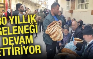 Batmanlı fırıncı 30 yıllık geleneği devam ettiriyor