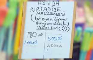 Askıda ekmek, askıda yemek... Şimdi de 'Askıda Kırtasiye'