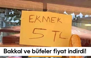 Bakkal ve büfeler ekmek fiyatını indirdi!
