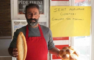 Bu fırında şehit ailelerine ekmek ücretsiz veriliyor