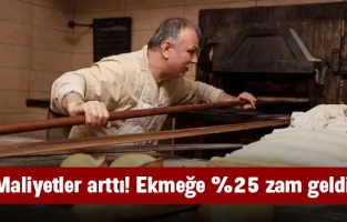 Bursa, İzmir, Kütahya, Zonguldak ve Uşak'ta ekmeğe zam