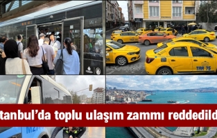 İstanbul'da toplu ulaşım zammına ret!