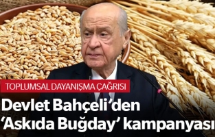 Bahçeli'den dar gelirlilere destek: "Askıda 9 Gülek Buğday Projesi" başlatıldı