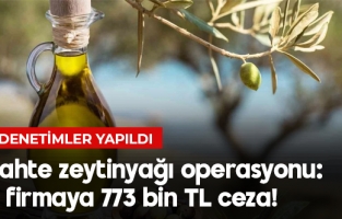 Sahte zeytinyağı operasyonu: 3 firmaya 773 bin lira ceza
