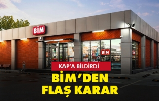 BİM marketler zincirinden flaş karar...