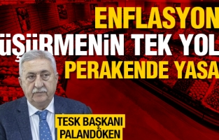 "Enflasyonu düşürmenin yolu: Perakende Yasası