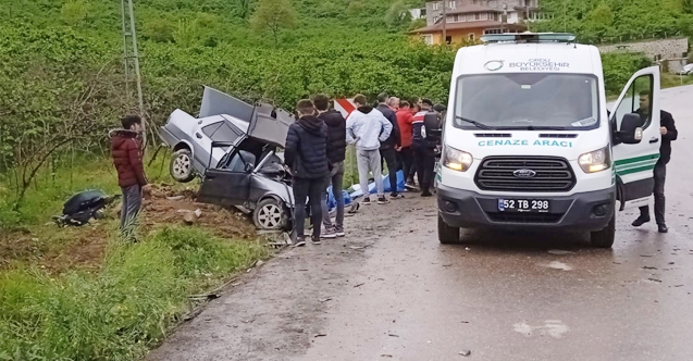 Fırın ustası, kızını doktora getirirken kaza geçirdi!