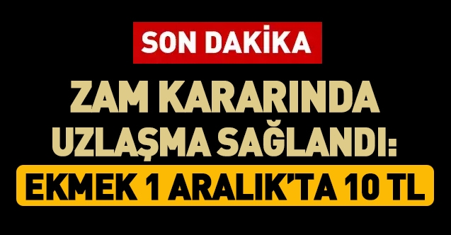 Rize#039;de 250 gram ekmek 1 Aralık#039;ta 10 TL...
