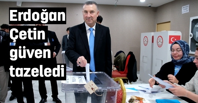İstanbul Fırıncılar Odası'nda Erdoğan Çetin güven tazeledi