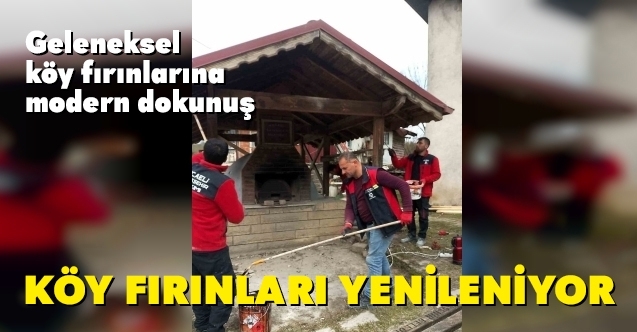 Kocaeli’de geleneksel köy fırınlarına modern dokunuş