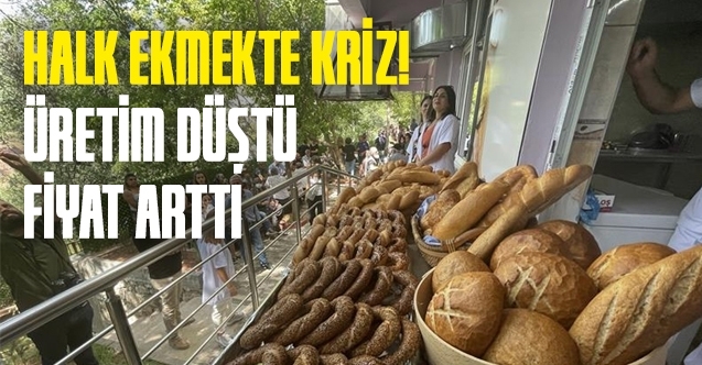 Halk ekmekte üretim düştü! Fiyat arttı