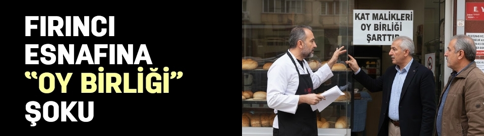 Fırıncı esnafına "oy birliği" şoku! Cumhurbaşkanı imzaladı