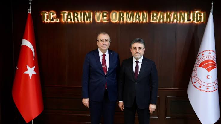 Balcı ve heyeti fırıncıların maliyet ve hammadde sorunlarını Yumaklı’ya iletti